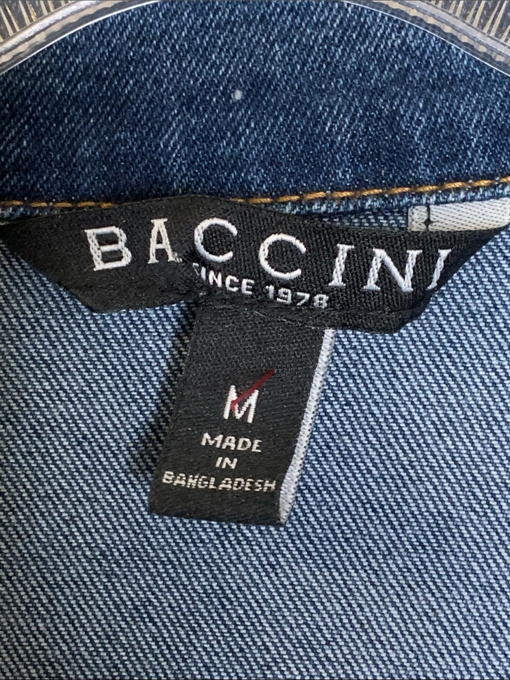 Baccini Women's Dark Indigo Denim Jacket - Picture 2 of 8